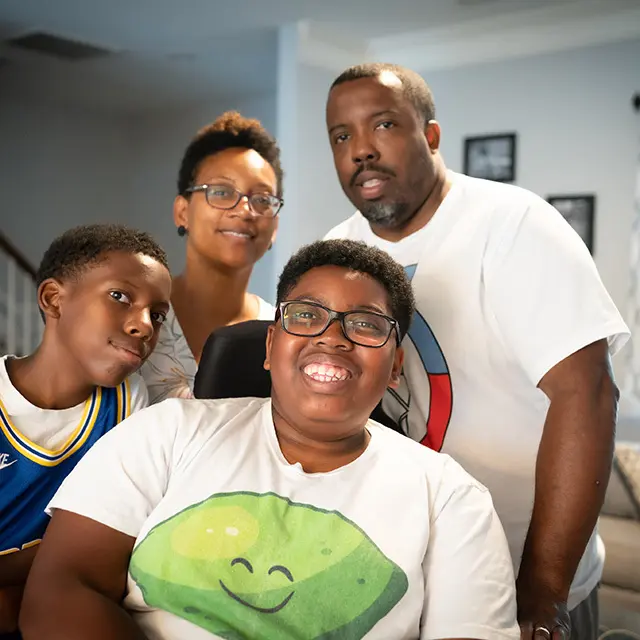 Franklin with family